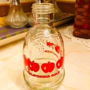 Vintage Antique Juice Glass, w/bubble grape 🍇